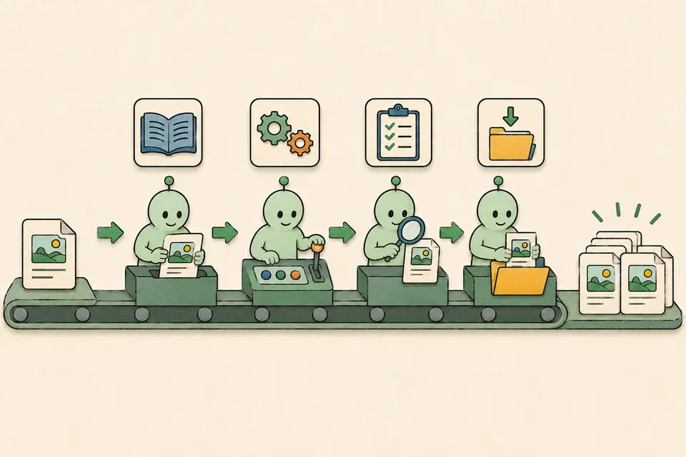 术语「Workflow」在网站中的配图